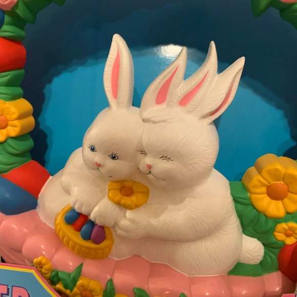 RARE find! Vintage Empire Easter Bunny Wreath🐇still in box! - Picture 6 of 7